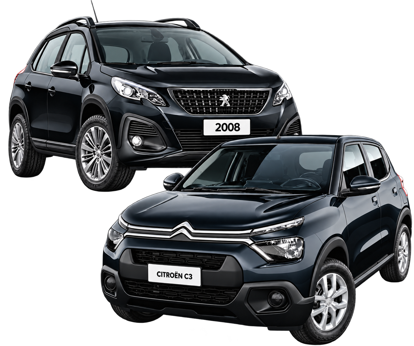 Peugeot 2008 e Citroën C3