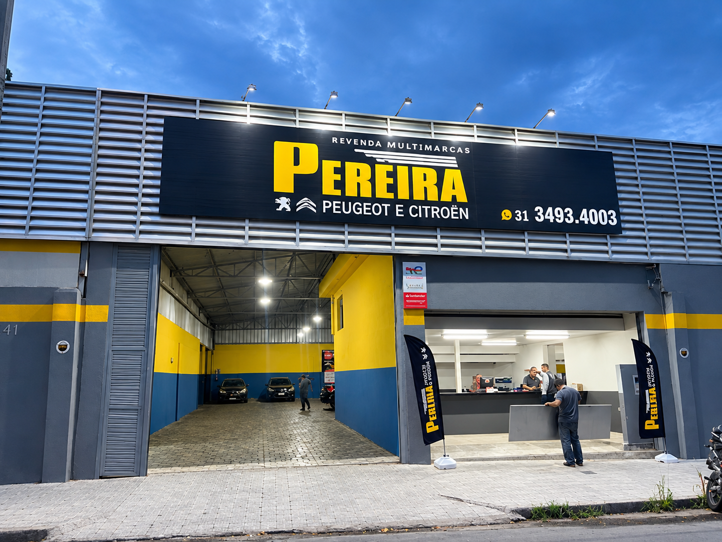 Fachada da Pereira Peugeot e Citroën